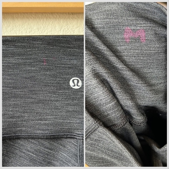 Lululemon Wunder Under Hi-Rise 7/8 Tight Full-On Luxtreme 25" Heathered Black 2 - Picture 14 of 15